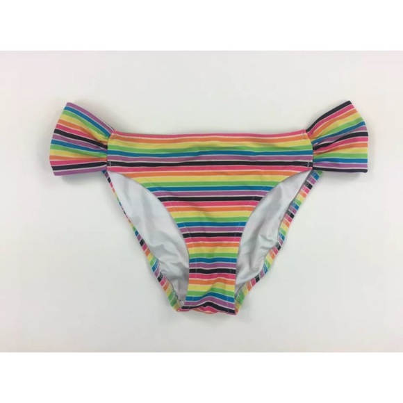 PINK Victoria's Secret Other - PINK Victorias Secret M Med Rainbow Bikini Bottom